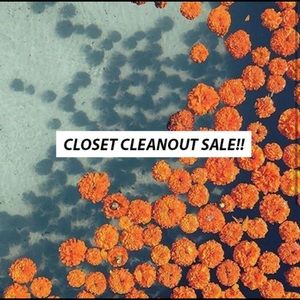 Closet clean out! All items must go!